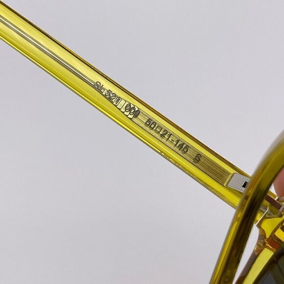 YSL SAINT LAURENT Sunglasses SL521 009 RIM Yellow/Black Unisex NEW